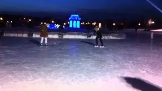 Илья, Андрей и Сергей на катке