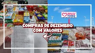 COMPRAS DO MÊS DE DEZEMBRO NO MIX MATEUS | COMPRAS DO MÊS COM VALORES - LETÍCIA MARIA
