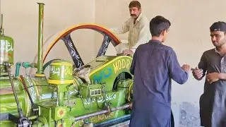 New Diesel Engine Amazing Starting - How to get Start Oil diesel engine - Heavy Equipment