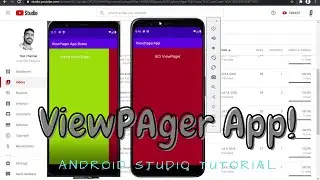 #5 Develop / Build and Understand ViewPager App Concept Using Android Studio