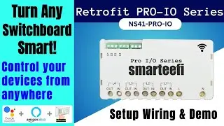 Turn Any Switchboard Into a Smart Switch! Smarteefi 4-Node Retrofit Full Setup