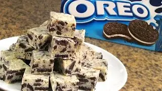No-Bake Oreo and White Chocolate Fudge | Only 3 Ingredients!