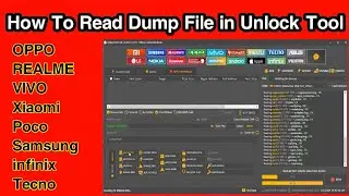 Oppo Realme Scatter File Read Unlock Tool | OPPO Realme Vivo Xiaomi Samsung Tecno infinix Dump Read