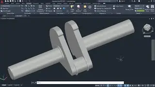 How to make Crank Shaft on AutoCAD | Design a Crank Shaft on AutoCAD