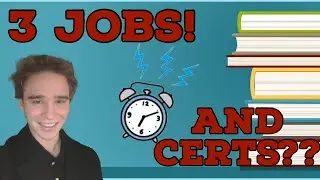 Studying For Certifications With 3 Jobs! / My Schedule 12/23.