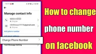 how to change number in facebook | Facebook me number kaise change kare | Facebook number change