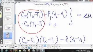 Physical Chemistry Lecture: The First Law of Thermodynamics
