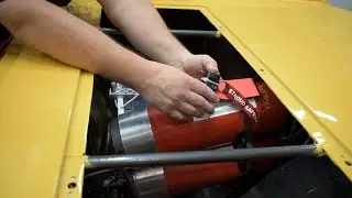 Fire Suppression Install for Racing Car