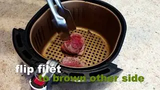 Delicious Air Fry bacon wrapped filet