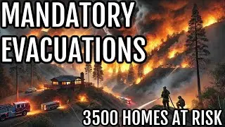 Raging Fire Explodes to Over 16 Square Miles in Hours! Mountain Fire Update