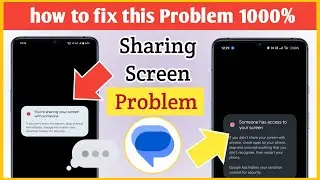 You are sharing your screen with someone problem fix | how to fix someone has access to your screen