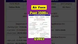 Indian Airforce Agniveer Vayu Recruitment 2023 – Apply Online for Agniveer Vayu (02/2023) Vacancy🪖🪖🪖