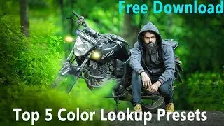 Download free top 5 color lookup presets Photoshop CC