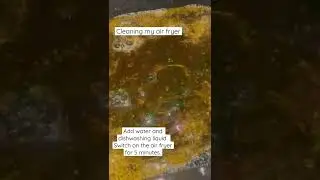 Easiest way to clean your air fryer.