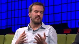 Web Summit 2014 Day Three - Nicholas Brusson, Taavet Hinrikus, Robin Wauters and Jitse Groen