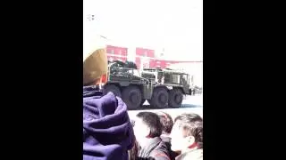 Окончание парада Победы.