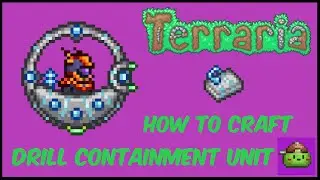 How To Craft Drill Containment Unit In Terraria | Terraria 1.4.4.9