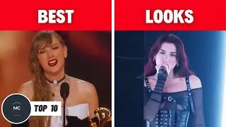 Top 10 Best Looks at the Grammys 2024 | Stunning Celebrity Fashion