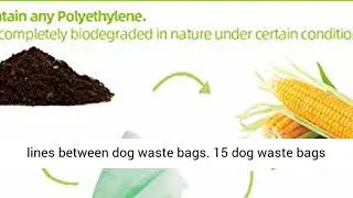 100% Biodegradable Dog Poop Bag