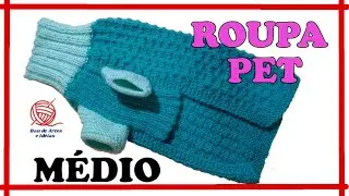 ROUPA PET  | TAMANHO MÉDIO  | TRICÔ