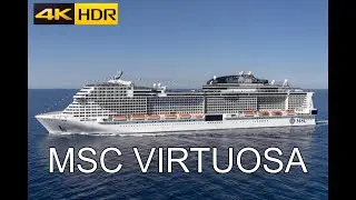 MSC Virtuosa cruise ship tour in 4K