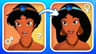 Guess The Disney Character by Gender Swap Version | Disney Quiz | Disney Princess Quiz