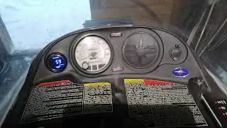 Запуск в -30.Снегоход Polaris WT LX c двигателем Suzuki к6а. Новый датчик температуры.