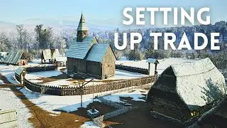 Setting up Trade for our Medieval Town in Manor Lords
