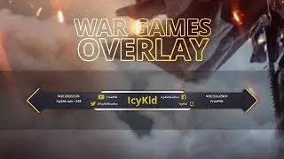 Free Twitch Overlay Template - Stream War Games Overlay - PSD - Free Download