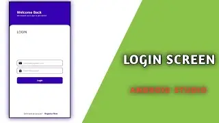 How to create a simple Login screen in Android Studio || Sign In Screen using Android Studio