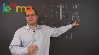 Linear Algebra 11c: Definition of Matrix Multiplication for Single Columns on the Right