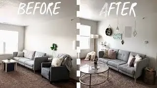STYLING MY NEW PLACE | BEFORE + AFTER
