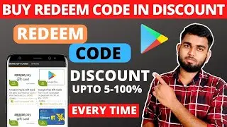 How to Buy Google Play Redeem Code With Discount | Playstore Redeem Code Discount Mei Kaise Buy Kare