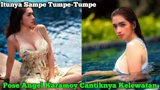 Angel Karamoy Pamer Kulit Mulus di Kolam Renang ||Itunya Sampai Mau Keluar