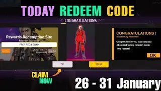31 January Redeem Code | Free Fire Redeem Code | FF Redeem Code | FF New Event