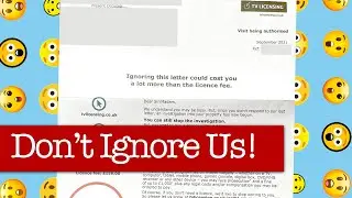 Don’t Ignore Our TV Licence Threats!