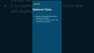 Java Optional class | Java 8 