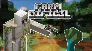 Minecraft, mas essa farm foi DIFICIL
