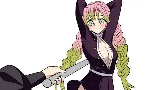 Mitsuri zero two dodging meme