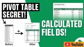 How to use Pivot Table in Google Sheets | Insert Calculated Field in Pivot Table