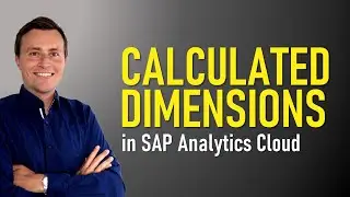 Calculated Dimensions in SAP Analytics Coud