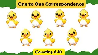 One to One Correspondence | Counting Numbers 6 to 10