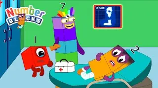 [ANIMATIONS STORY] Numberblocks Animations 2 falling off the swing & doctor 7 heals him - Cakningkak