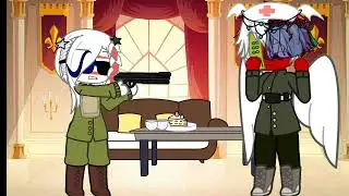 "The smile I greet you with.."|Countryhumans|My AU|America+Canada(past)|Read desc|TW:Gun|Kinda lazy