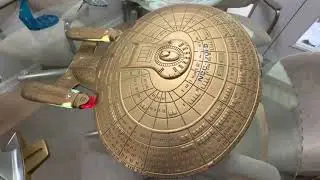 Playmates Trek Star ships lights and sounds Klingon Borg Romulan Federation collection Art Asylum