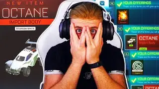 *JACKPOT BLIND TRADING* I added a NEVER BEFORE SEEN TWIST to this INSANE Rocket League Trading Game!