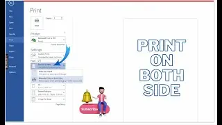How to print on both sides of Paper