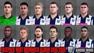 PES 2021 - PREVIEW FACEPACK WEST BROMWICH ALBION 2005/2006