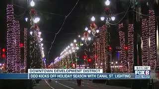 DDD kicks off holiday season with festive lighting of Canal Street