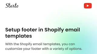 How to setup footer in Shopify email templates | setup email footer in Shopify